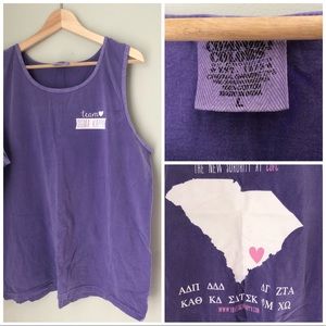 Purple Sigma Kappa tank!